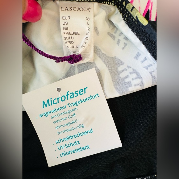 Lascana Strappy Swim High Waisted Bikini Bottom - Picture 7 of 8